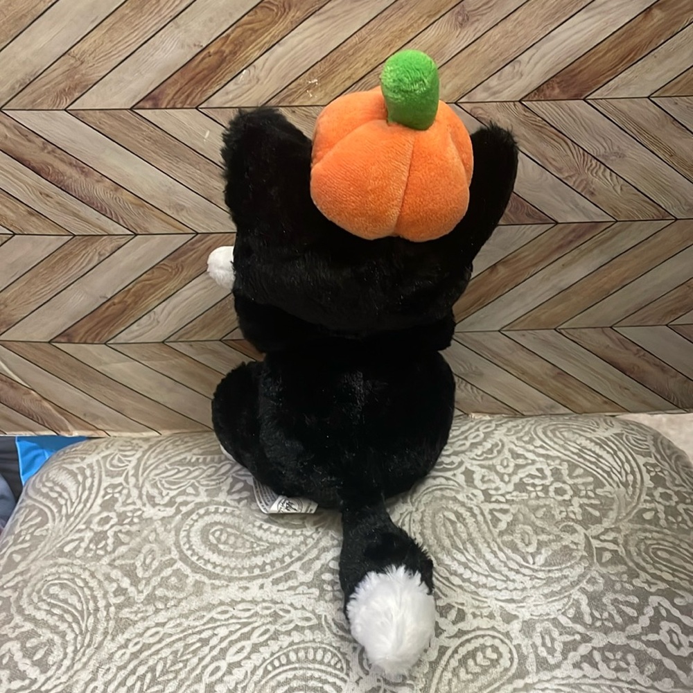 Vintage Disney Parks Pinocchio Figaro‎ Cat Pumpkin Plush - Picture 3 of 5